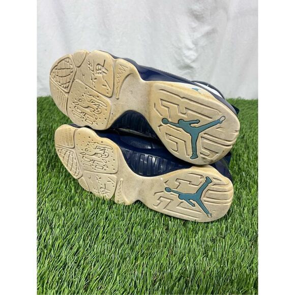Nike Air Jordan 9 Retro UNC size 8.5 302370-145 OG IX Pearl Blue - Picture 3 of 9